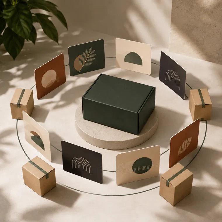 Recurring membership cards and delivery boxes